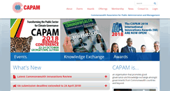 Desktop Screenshot of capam.org